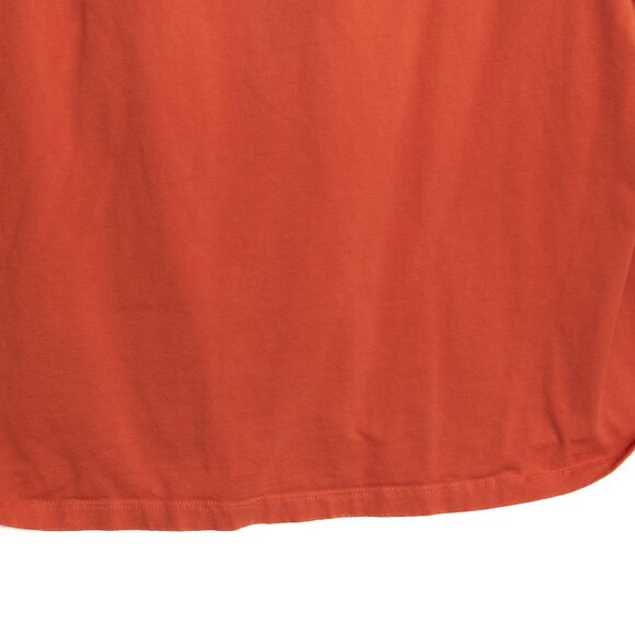 Mossimo Womens 2X Rust Orange Short Sleeve Top With Knot Detail - Picture 9 of 10